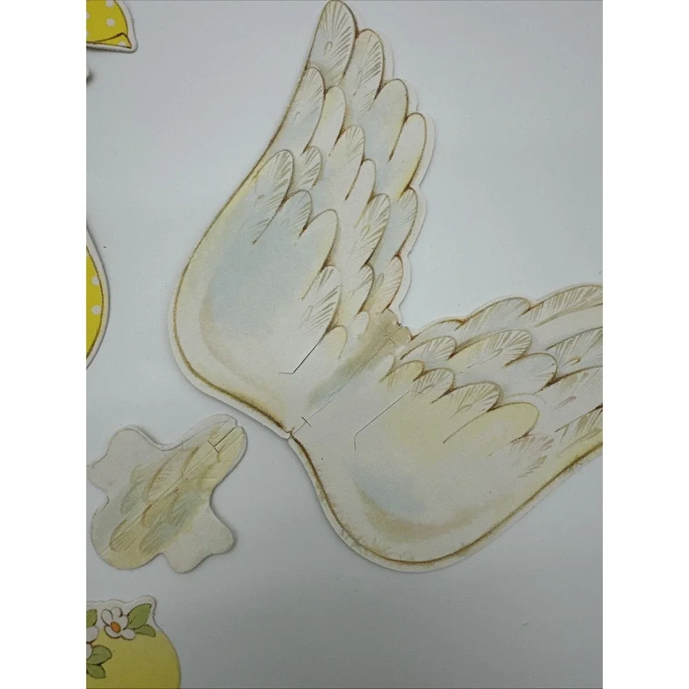 Vintage‎ 1982 Hallmark Special Delivery Stork Baby Shower Honeycomb Centerpiece